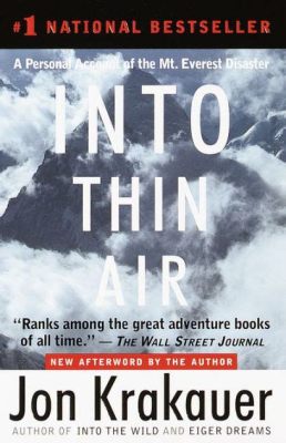  Into Thin Air: A Personal Account of the Mount Everest Disaster, Un récit saisissant sur la quête humaine et la fragilité de la nature